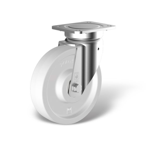 Swivel castor, wheel type KS