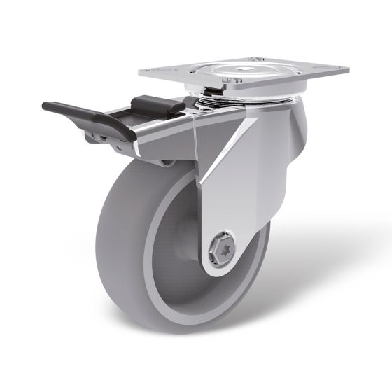 Lenkrollen mit Feststeller im Nachlauf (FSTF) Rad Type ATP