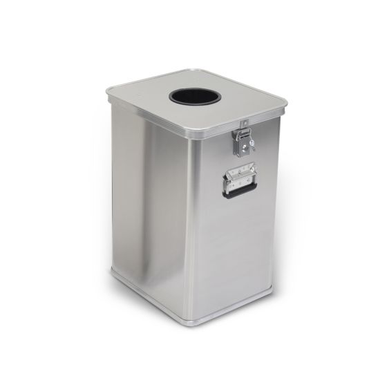 D 1009/80 ENTSORGUNGSBEHÄLTER 80 Liter,  Alu