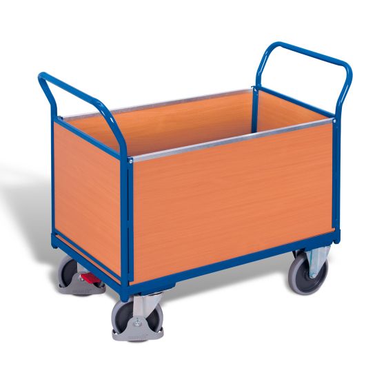 Four-sided trolley with board