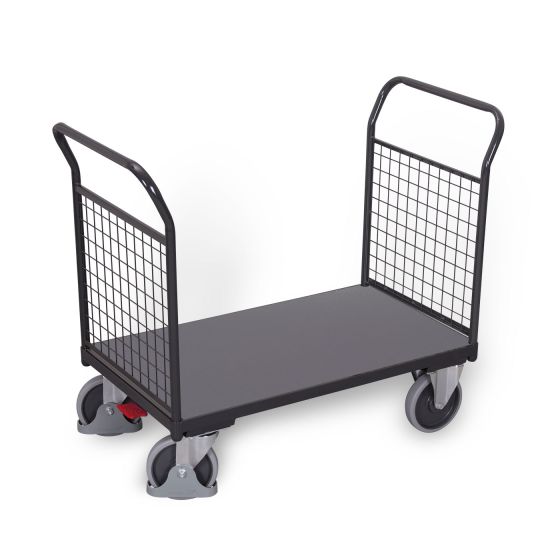  Double end wall trolley with wire, RAL 7016