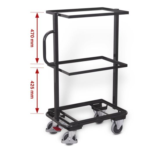 VARIOfit® side trolley, RAL 7016