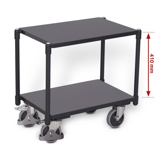 VARIOfit® Eurosystem scooter with 2 loading surfaces, RAL 7016