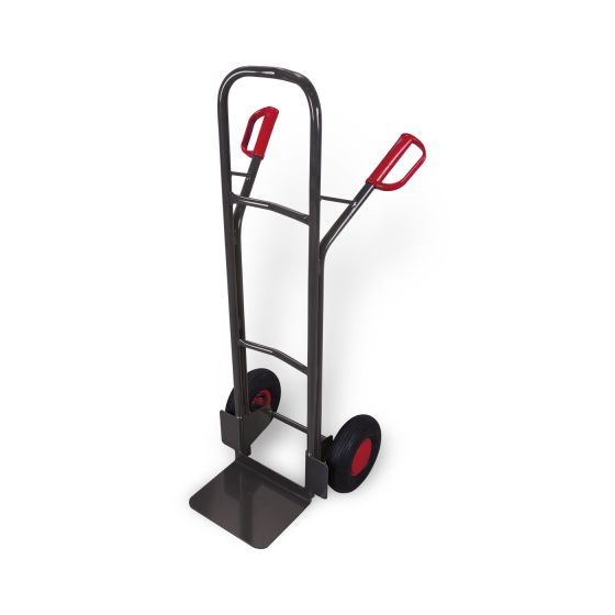 VARIOfit tubular steel trolley, high, RAL 7016