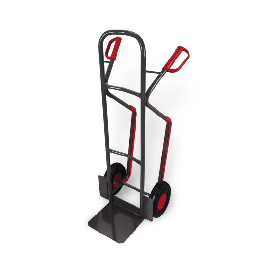 VARIOfit tubular steel truck, puncture-proof, RAL 7016