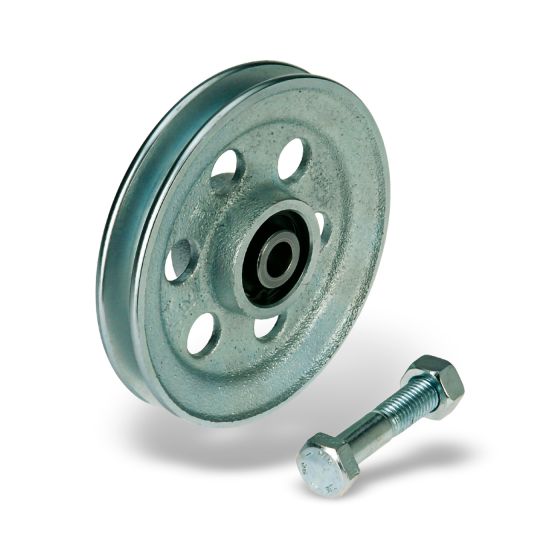 Pulleys for wire cables steel/cast iron
