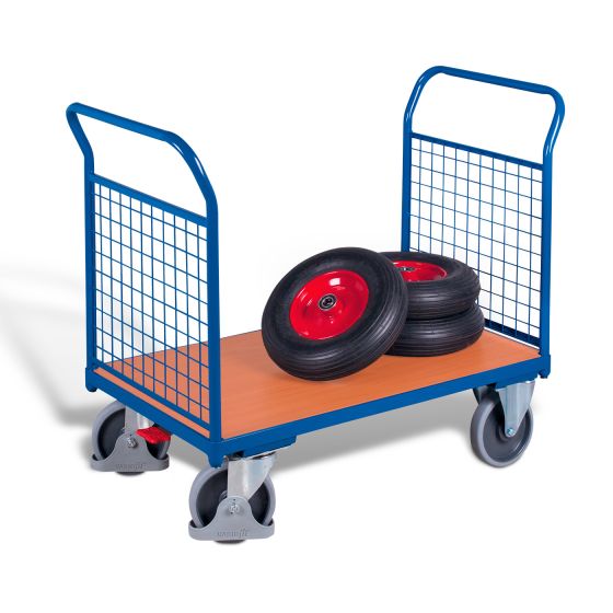 Double-end trolley with mesh