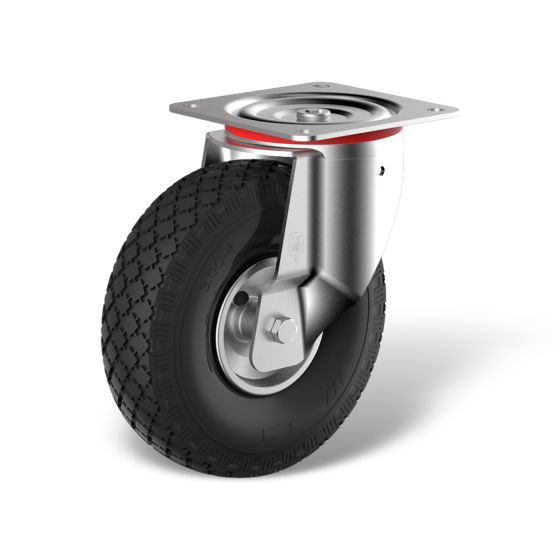 Swivel castor, wheel type GBL and GKL