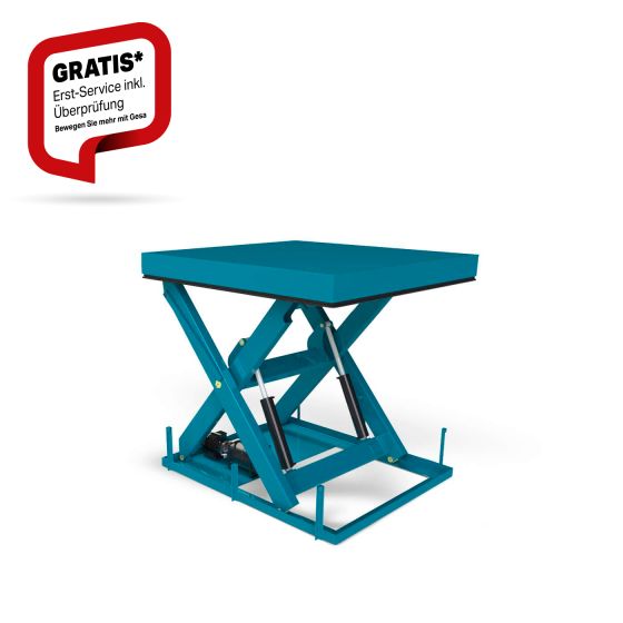 Loading lifting table with square platform